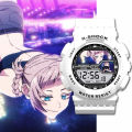 Song of the Night Seven Grasses Electronic Watch Sports Digital Cartoon Cute Electronic Watch with Alarm Clock for Women. 