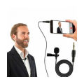 Lavalier Microphone with Tie Clip for Mobile Phones, Perfect TikTok Mic for High-Quality Video Recording, YouTube Content Creation, and Zoom Classes. 