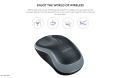 Logitech M185 Mini USB Optical Wireless Mouse Professional Mouse Office Mouse Travel Mouse USB Gaming Mouse Optical Ryzen Asus Republic of Gamers  Black PC Mouse Computer Mouse Laptop Mouse Desktop Mouse Mice Professional Mouse USB Mouse Battery Mouse. 