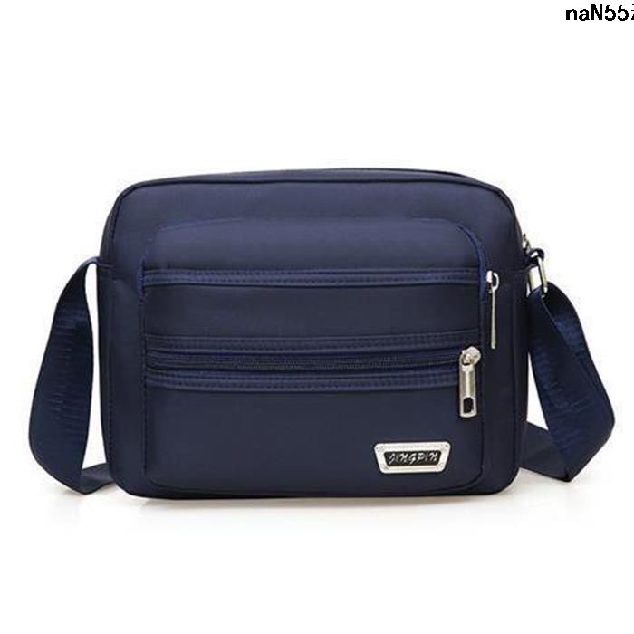 Men's Bag Casual Korean Style New Oblique Payment Backpack Bag Messenger Bags Business Satchel Men's Multi-Layer Bag Waterproof ！