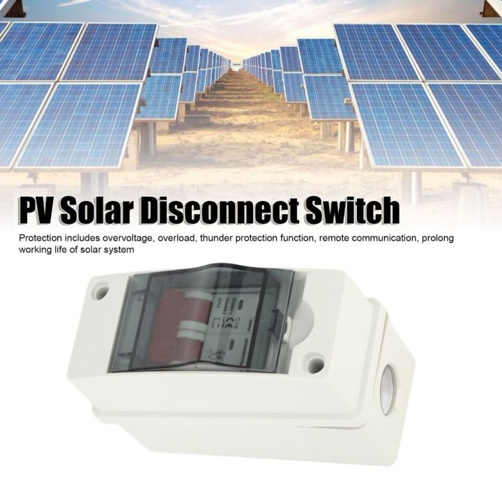 Miniature DC500V PV Solar Disconnect Switch IP65 16A/20A/32A/40A/63A ...