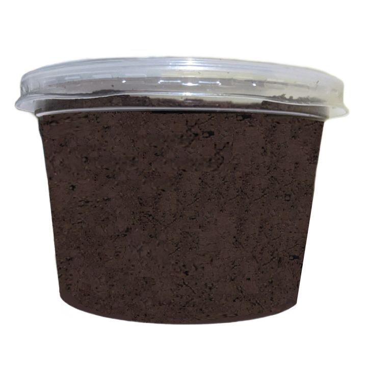 Roasted pure black coffee
