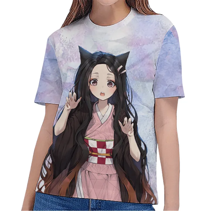 Anime%20demon%20slayer%20T%20shirt%20for%20women%203D%20printed%20T%20shirt%20o-neck%20short%20sleeve%20loose%20tops%203XL%20size%20female%20oversized%20tee%20top%20clothes%20-%20Image%205
