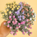 1/5Pcs Artificial Flowers Long Branch Starry Cornflower Home Decorations For Wedding Home Office Artificial Plants. 