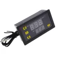 W3230 12V 24V AC110-220V Probe line 20A Digital Temperature Control LED Display Thermostat With Heat/Cooling Control Instrument. 