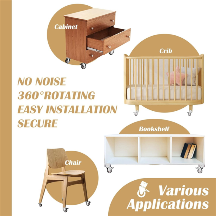 Side%20Mount%20Casters,Casters%20Set%20of%204%20with%20Brake,L-Shape%20Plate%20Small%20Wheels%20for%20Furniture,Cabinet%20Casters,1%20in(L-Shape)%20-%20Image%204