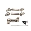 Reading Writing3Pcs Metal Drive Shaft CVD for WPL B16 B36 JJRC Q60 Q63 Q64 MN77 FY004 6WD 6X6 1/16 RC Car Upgrade PartsWooden Toys. 