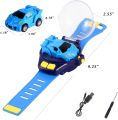 Kid Remote Controlled Watch Car RC Toy, Mini Wrist Watch Remote Control Car Toy for Racing - Turbo Cars for Racing of Boys/Girls 8-14 Years for Birthday.... 