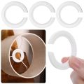 【Miga Plaza】 E27 to E14 Lamp Shade Reducing Rings Plastic Buckle. White Lampshade Ring Adapter High Quality Lamp Shade Accessories Bulb Holder Home. 