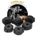 6 PCS Plastic Cymbal Nuts,Quick-Set Cymbal Nut for Percussion Drum Kit,Percussion Replacement Parts. 