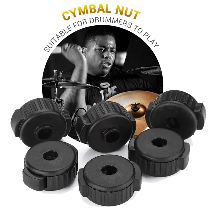 6%20PCS%20Plastic%20Cymbal%20Nuts,Quick-Set%20Cymbal%20Nut%20for%20Percussion%20Drum%20Kit,Percussion%20Replacement%20Parts%20-%20Image%206