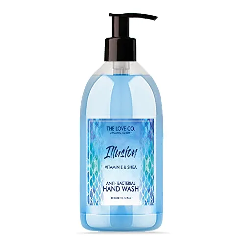 The Love Co. Aqua Hand Wash | Enriched with Moisturizing and Gentle Hand Wash for Soft, Supple Skin | pH Balanced | Germ Protection | 300ml(FROM INDIA)JEZ