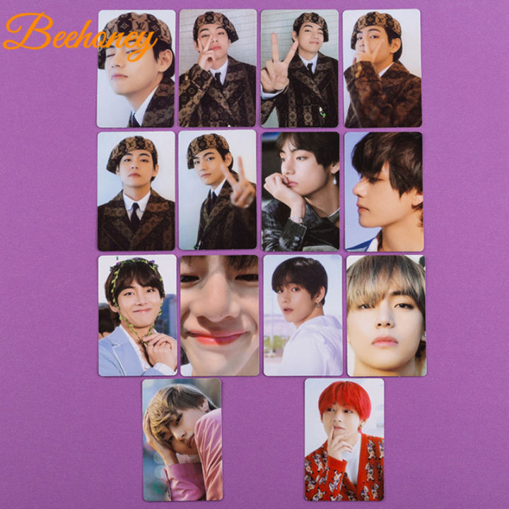 14PCs BTS paper photo cards set non-repeated lomo cards photocards gift ...