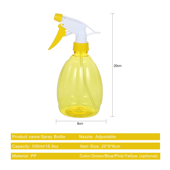 KOGEEK%20500ml%20Empty%20Spray%20Bottle%20Adjustable%20Nozzle%20Refillable%20Chemical%20Resistant%20Plastic%20Spray%20Bottle%20Leak%20Proof%20Watering%20Cleaning%20Garden%20Sprayer%20Green%20-%20Image%205