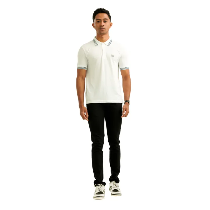 Moose%20Men%E2%80%99s%20Solid%20Seamless%20Polo%20T-Shirt%20-%20Snow%20White%20-%20Image%202