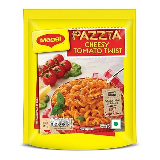 MAGGI Pazzta Cheesy Tomato Twist Pasta, Delicious Italian Style Instant Pasta, Made with 100% Suji & Quality Ingredients, 68.5g (FROM INDIA) SAM