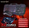 Imperion X2 Mark II Gaming Mouse, Keyboard with RGB Backlight Keys and Mouse Pad Combo. 