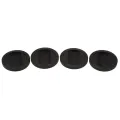 Furniture Castor Cups 4 PCS, Rubber Feet Pads Non Slip Furniture Coasters for Chair Leg Floor Protectors Bed Sofa Wheel. 