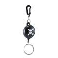 Retractable Key Chain With 23 Inchs Stainless Cable (2 Packs ). 