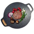 28/30/32cm Grill Pan / Korean / Round / Non-Stick / Barbecue Plate / Outdoor Travel / Camping / BBQ Frying / Pan Barbecue Accessories. 