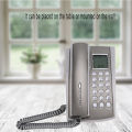 KX T071CID Wall Mount Desktop Corded Telephone Phone Mute Home Office Hotel Call Center Gray. 