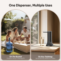 Water Dispenser, Detachable Automatic Drinking Water Pump for 5 Gallon Bottle,for Home, Office, Camping Black. 