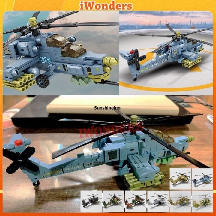 Kids%20Girls%20Puzzle%20Play%20No.%2084134%20Helicopter%20Type%208%20MI-19%20MI-2%20A-12AH-2A%20CSH-2%20Helicopter%20Building%20Blocks%20Play%205-41%20Men's%20Gifts%20-%20Image%202