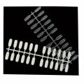 5Sheets/lot 120pcs Natural Clear Flatback Nail Tips For Making UV Gel Nail Polish Color Card Book Nail Art Display Swatch Sticks. 