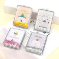 Quicksand production square mirror cute girl cartoon double-sided mirror portable makeup mirror home decoration accessories. 