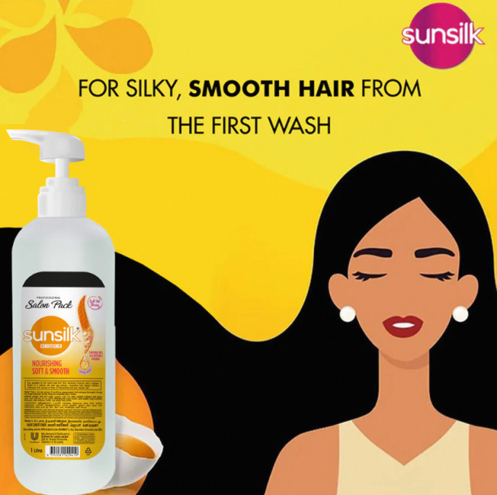 Sunsilk%20Soft%20&%20Smooth%20Conditioner,%201L%20-%20Image%203