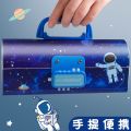 Password Pencil Case Primary School Student Multi-Function Portable Student Pencil Box Pencil CaseinsLarge Capacity Pen Case Password Lock Stationery Box. 