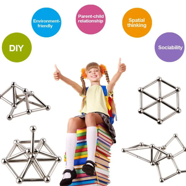 387pcs/set%205mm%203D%20Magic%20Magnetic%20Blocks%20Balls%20Sphere%20Cube%20Beads%20Puzzle%20Building%20oys%20-%20Image%207