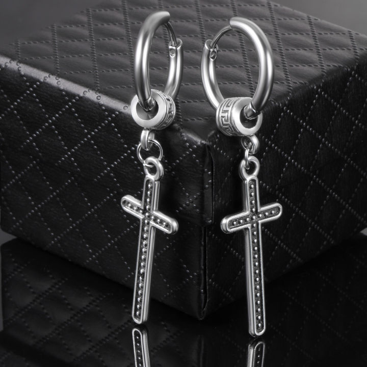 Qingwen%20earings%20irings%20for%20men%20cross%20earings%20men's%20accessories%20ring%20korean%20airrings%20punk%20hikaw%20for%20boys%20black%20cross%20-%20Image%203