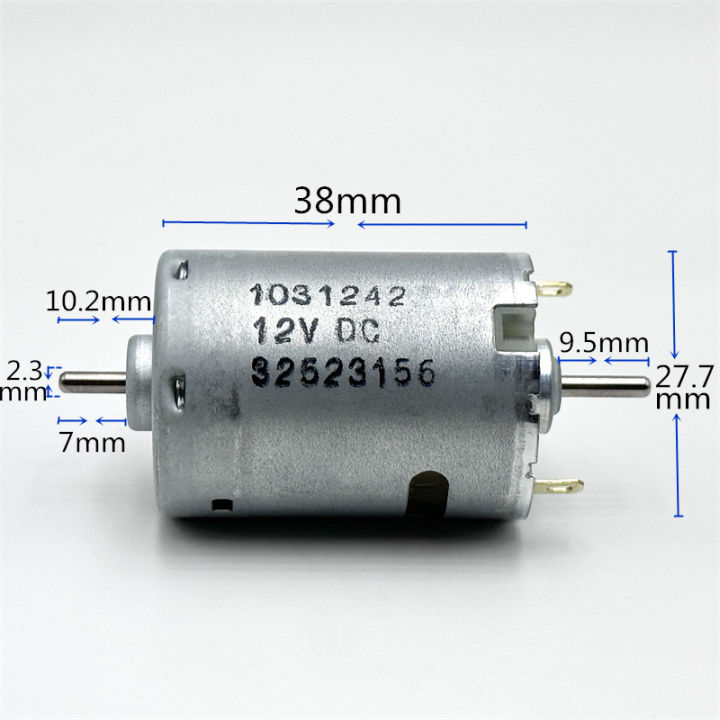 Novo motor Mabuchi RS-385PH 385 DC DC12V-24V 5300rpm ~ 1100rpm motor de escova de carbono ~  13