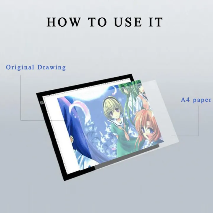 Portable%20A5/A4/A3/A2%20Tracing%20LED%20Copy%20Board%20Light%20Box,%20Ultra-Thin%20Adjustable%20USB%20Power%20Artcraft%20LED%20Trace%20Light%20Pad%20for%20Tattoo%20Drawing,%20Streaming,%20Sketching,%20Animation,%20Stenciling%20,%203%20level%20Dimming%20Painting%20Writing%20DIY%20Box%20-%20Image%204