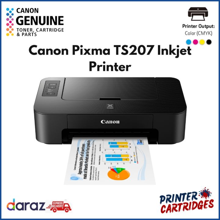 Canon Pixma TS207 Inkjet Printer | Printer Cartridges.lk | Best Price in Sri Lanka