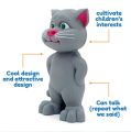 Talking Tom Toy Cat | AI Touch Tom | Cat toys | Tom Robot | Talking Tom With Lights And Touch Sensors | AI Talking Tom. 