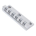 Electric Guitar Replacement Bridge Nut Electric Guitar Bridge Nut Cr Plated High Strength Tailpiece for Maintenance. 
