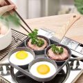 Egg Frying Pan Nonstick Pancake Pans 4-Cups cookware Pancake, Omelette Pan Aluminium Alloy Egg cooker SMT. 