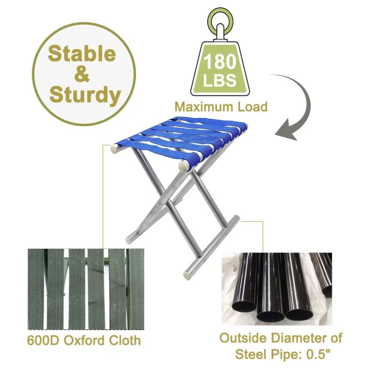Folding%20Steel%20Frame%20Camping%20Stool%20Folding%20Camping%20Stool%20Portable%20Lightweight%20Fishing%20Chair%20for%20Camping%20Fishing%20Hiking%20Gardening%20and%20Beach%20-%20Image%203