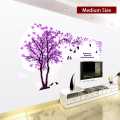 3D Tree Wall Stickers Crystal Acrylic Wall Decals Wall Nursery Living Room Bedroom TV Background Home Decorations Arts Wall Decoration sticker. 