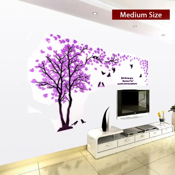 3D%20Tree%20Wall%20Stickers%20Crystal%20Acrylic%20Wall%20Decals%20Wall%20Nursery%20Living%20Room%20Bedroom%20TV%20Background%20Home%20Decorations%20Arts%20Wall%20Decoration%20sticker%20-%20Image%202