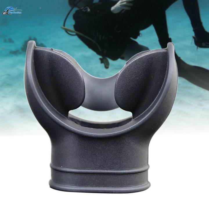 Scuba Diving Regulator Mouthpiece Dive Mouthpiece Comfortable Swimming Scuba Mouthpiece Black