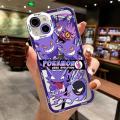 Cellphone Case For iPhone 15 Plus 11 Pro Max 6 6S 7 8 Plus X XS SE 2 3 Phone Casing Angel Eyes Pokemon Gengar Pikachu Popular Japan Anime Clear Soft Shockproof Anti-falling TPU Camera Protective Back Cover. 