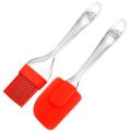 Silicone Spatula And Brush Cake Decorating Tools. 