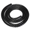 1m 10/25mm Cable Spiral Wrap Tidy Cord Wire Banding Loom Storage Organizer Tool Encounter. 