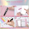 Budget Binder with Cash Envelopes, Cash Organizer for Budgeting A. 