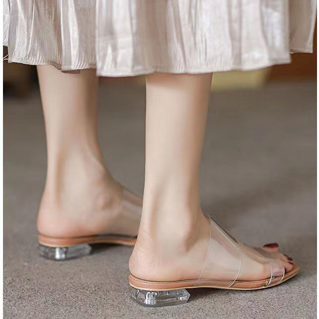 Women's%20Transparent%20High%20Heel%20Sandals2023New%20Summer%20Middle%20Heel%20Ankle-Strap%20Chunky%20Heel%20Slippers%20Women's%20Crystal%20High%20Heels%20-%20Image%203