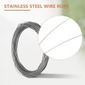 STAINLESS Steel Wire Rope Cable Rigging, Length:15m Diameter:1.0mm. 