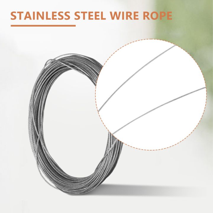 STAINLESS%20Steel%20Wire%20Rope%20Cable%20Rigging%20Extra,%20Length:15m%20Diameter:1.0mm%20-%20Image%205